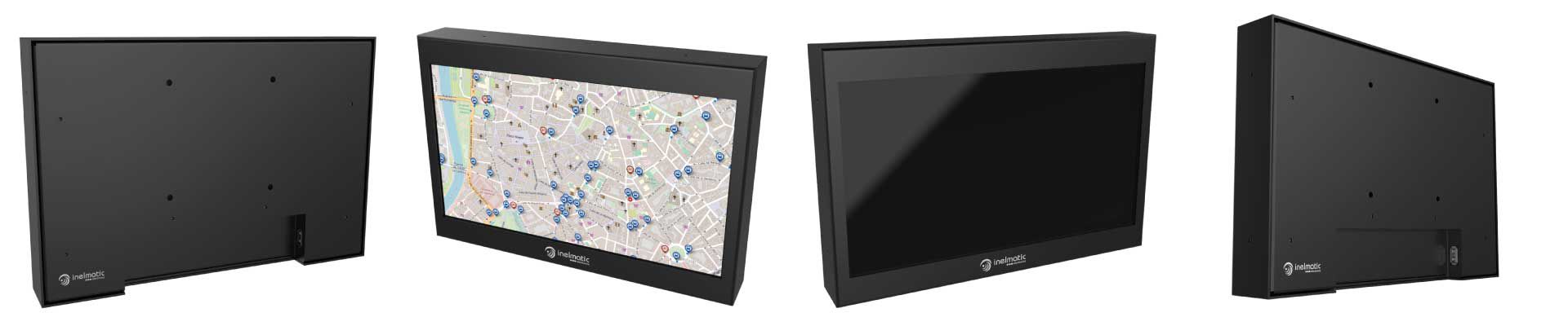 MF1010 Moniteur industriel et véhicule à cadre métallique - Inelmatic 